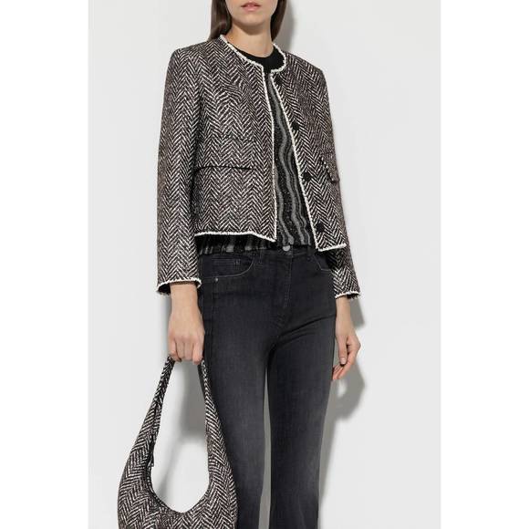 Luisa Cerano S Checked Tweed Jacket 428090/2468 2977